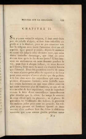 195-201, Chapitre II.