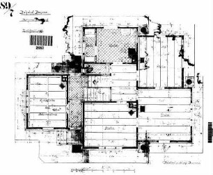 Beuron: Nebengebäude BM Gebäude Grundriss Erdgeschoß