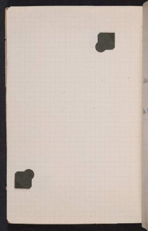 Vorsatzblatt : Reisetagebuch einer jungen Dame. Grüner Kartoneinband, in Transparentpapier eingebunden; ca. 19,7 x 12,7 x 2 cm (1932). Dresden: SLUB Mscr.Dresd.App.3143