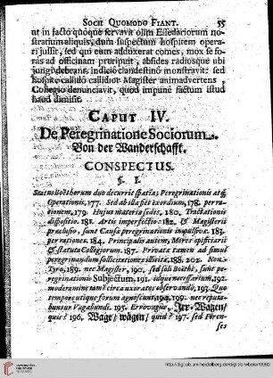 Caput IV-VII