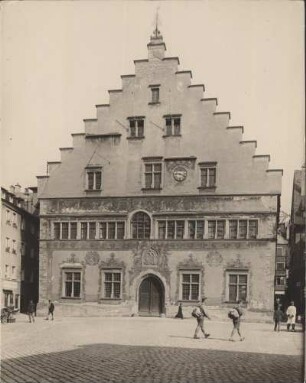 Lindau am Bodensee, Rathaus, Ostfront : Lindau am Bodensee. Rathaus. Ostfront (heutiges Altes Rathaus)