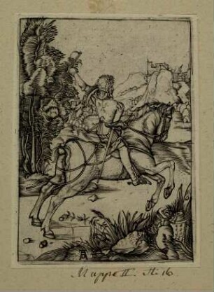 Galoppierender Reiter (Der kleine Kurier)