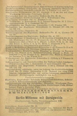Berlin-Wittenau mit Borsigwalde