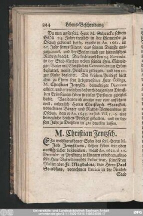 M. Christian Jentzsch.