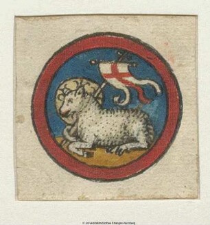 Medaillon mit Agnus Dei