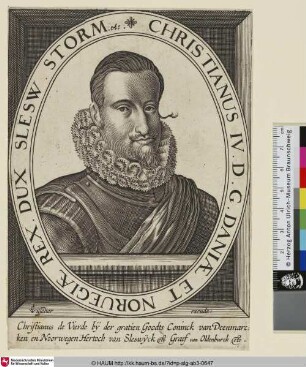 Christianus IV. D.G. [Christian IV. König von Dänemark]