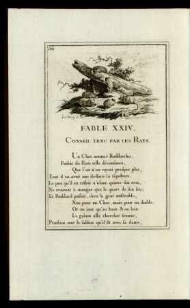 Fable XXIV. Conseil Tenu Par Les Rats.