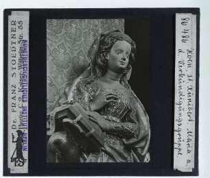 Köln, St. Kunibert,unbekannt (15. Jh.), Verkündigungsgruppe in St. Kunibert in Köln : Maria der Verkündigung