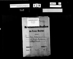 Wahl, Bestätigung der Gemeindevorsteher, Amt Serkenrode Bd.2