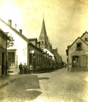 Kaiserslautern: Spitalstraße, zerstört