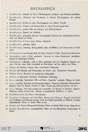 Ostasiatica (Nr. 1-55)