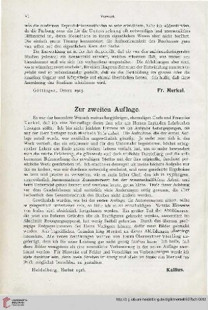Zur zweiten Auflage