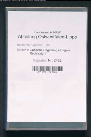 Unterstützungskasse der Ziegler in Alverdissen und Umgegend
