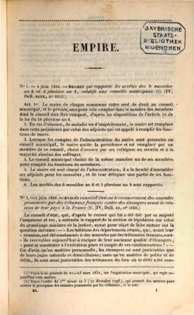 Bulletin annoté des lois, décrets et ordonnances : depuis le mois de juin 1789 jusqu'au mois d'aout 1830 ; 16 volumes in 8, 11