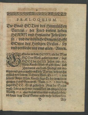 Praeloquium.