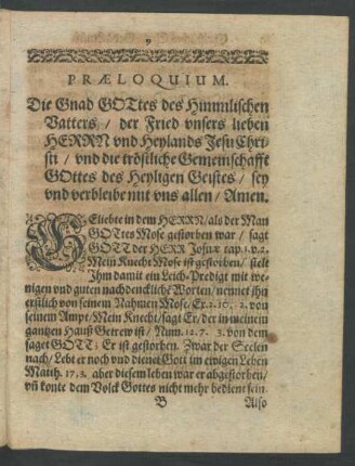 Praeloquium.
