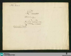 Numa Pompilio. Excerpts. Arr - Don Mus.Ms. 2555 : V (2), pf; PaWV 32/5