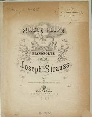 Punsch-Polka : für d. Pianoforte ; op. 9