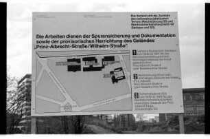 Kleinbildnegativ: Gestapo-Gelände, 1986