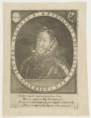 Bildnis des Rvdolphvs II., römisch-deutscher Kaiser