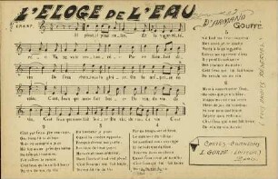 L'eloge de l'eau