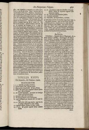 Titulus XXXVI. - Titulus XLI.