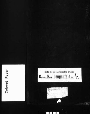 Gerichtshandelsbuch der Stadt Lengenfeld, Bd. 03