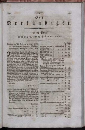 18tes Stück. Nürnberg, am 24. Februar 1797
