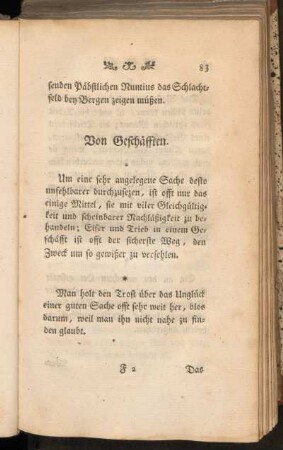 Von Geschäfften
