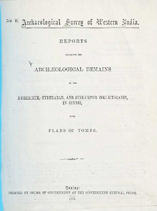 Archaeological Survey of Western India, 8