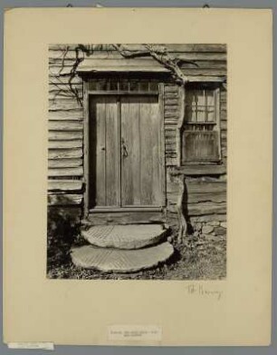 Doorway, The Dominy House - 1710 / East Hampton : East Hampton (New York), Dominy House, Eingangstür des alten Hauses
