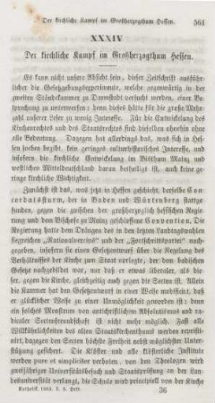 561-574 Der kirchliche Kampf im Großherzogthum Hessen