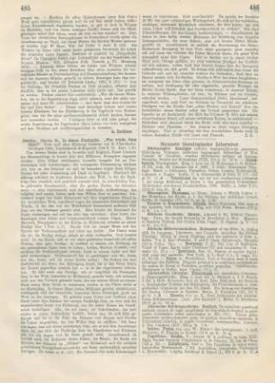 485-486 [Rezension] Sheldon, Charles M., In seinen Fußstapfen