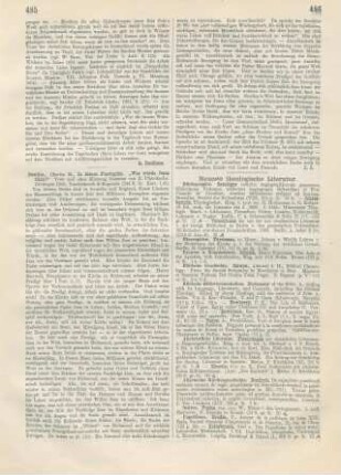 485-486 [Rezension] Sheldon, Charles M., In seinen Fußstapfen
