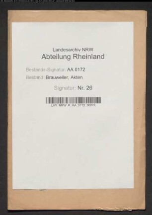 Brauweiler, Herrschaft: Brauweiler Wald, Holzgedingprotokoll