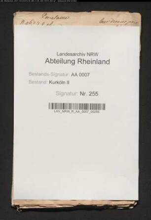 Verzeichnis der aus dem Nachlass von Clemens August verkauften Gemälde