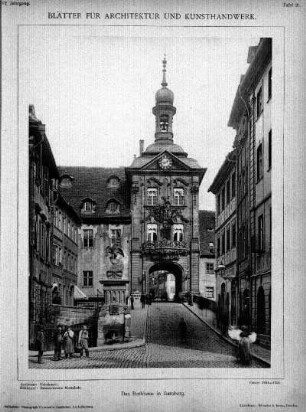 Tafel 21: Das Rathhaus in Bamberg