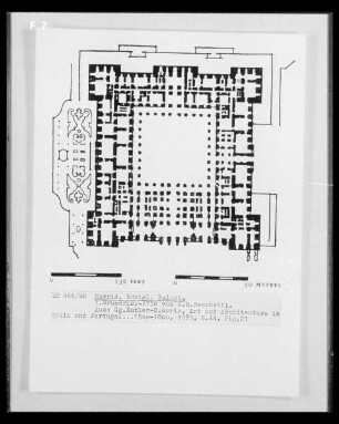 Der Palacio Real in Madrid: Grundriss