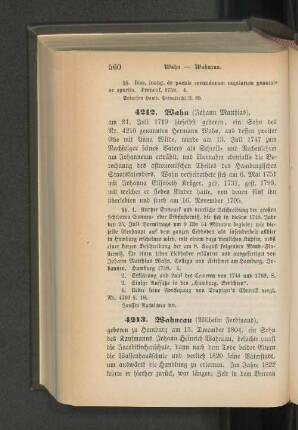 4213. Wahncau (Wilhelm Ferdinand)