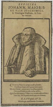 Bildnis des Johann Maioris