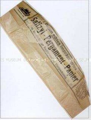 Packung Salizyl-Pergamentpapier