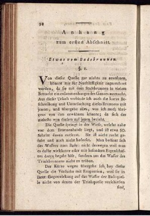 Anhang zum ersten Abschnitt