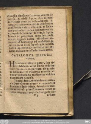 Catalogus Historicorum.