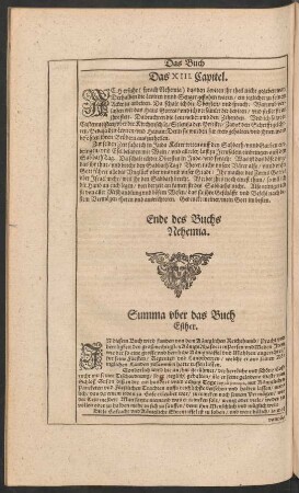 Summa uber das Buch Esther.