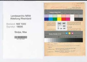 Entnazifizierung Max Stolpe, geb. 30.12.1906 (Studienrat)