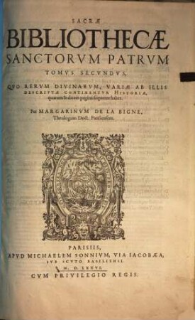 Sacra bibliotheca sanctorum Patrum, 2