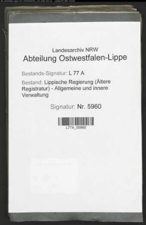 Anstellung der Amtschirurgen im Distrikt Detmold, Bd. 2