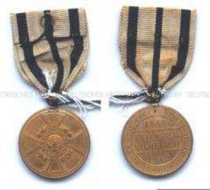 Hohenzollersche Denkmünze 1848/1849 für Kombattanten