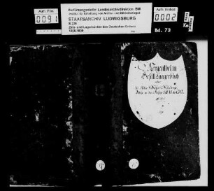 Trapponei Mergentheim: Lagerbuch zu Mergentheim, IV. Band