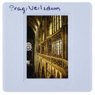 Prag, Veitsdom,Prag, Veitsdom, Triforium